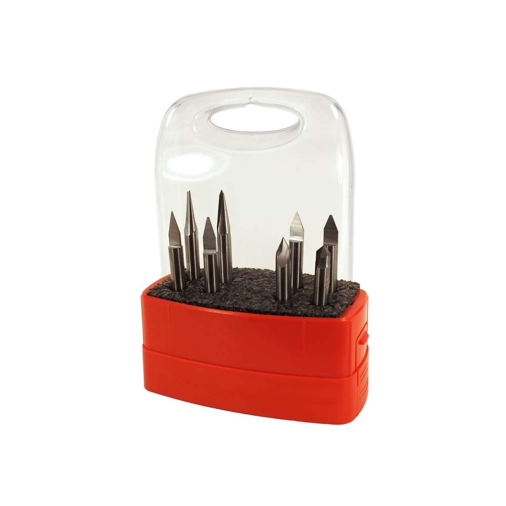 Whiteside - 708 - CNC Engraving Set (1/4" Shank)