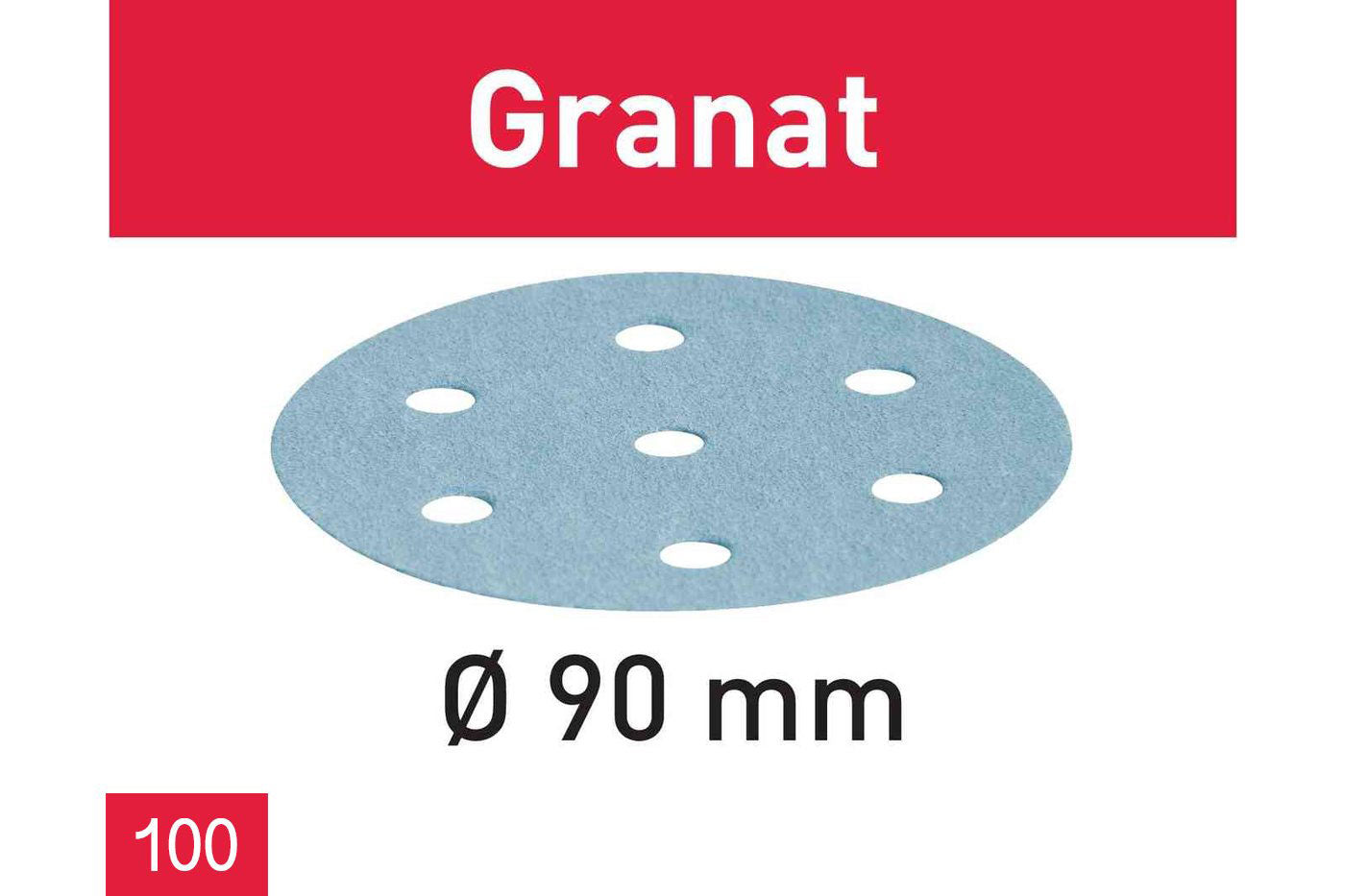 Festool - RO 90 - Granat Abrasives (100 Pack)