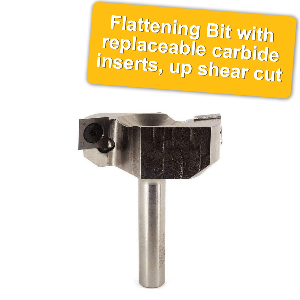 Whiteside - SBU25-2 - 2-1/2" Spoilboard Cutter - Up Cut