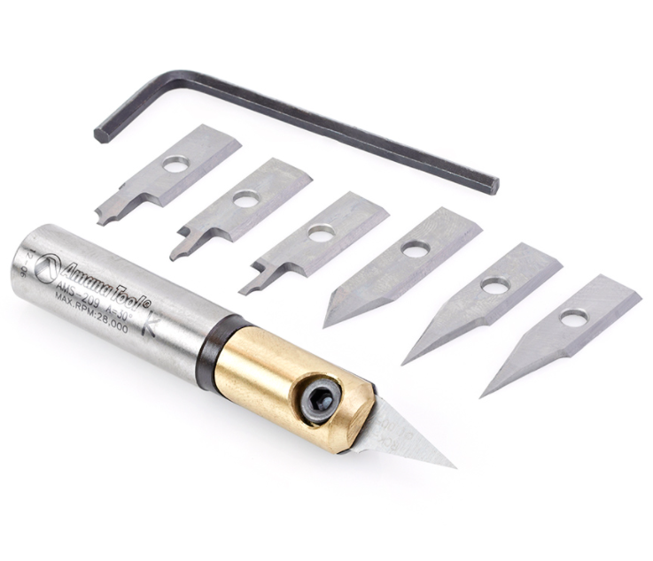 Amana - AMS-209 - 1/2" Shank In-Groove Insert Set