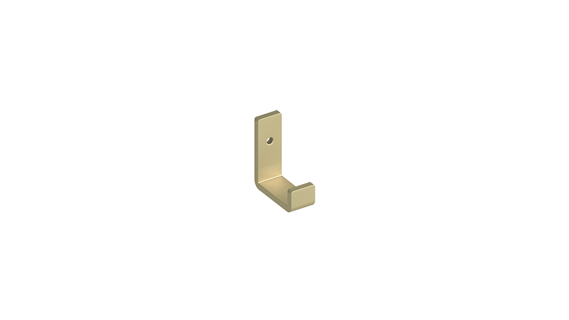 Steel Single Hook in gold