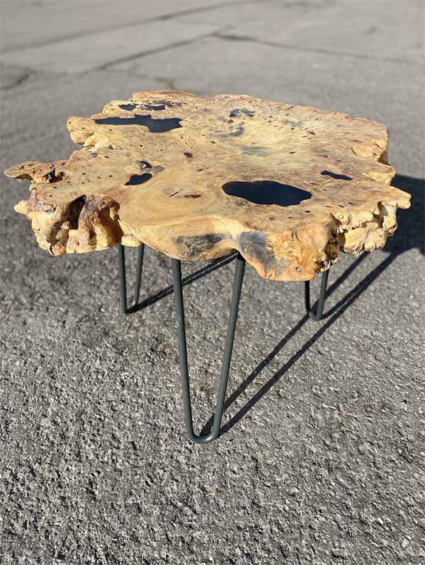 Buckeye Burl finished with Rubio Monocooat Pure Oil 2C