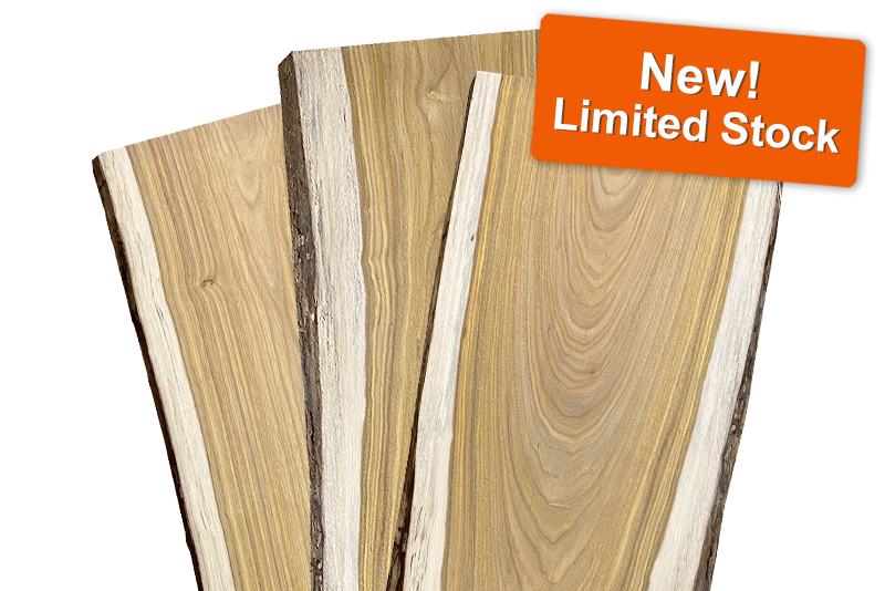 Live Edge Canarywood