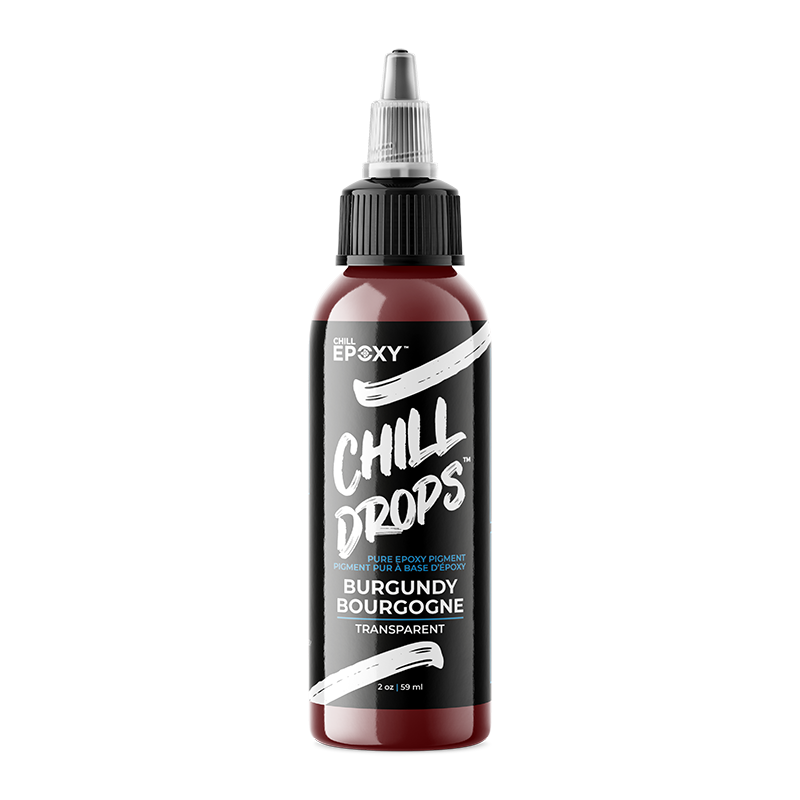 Chill drops - Burgundy transparent