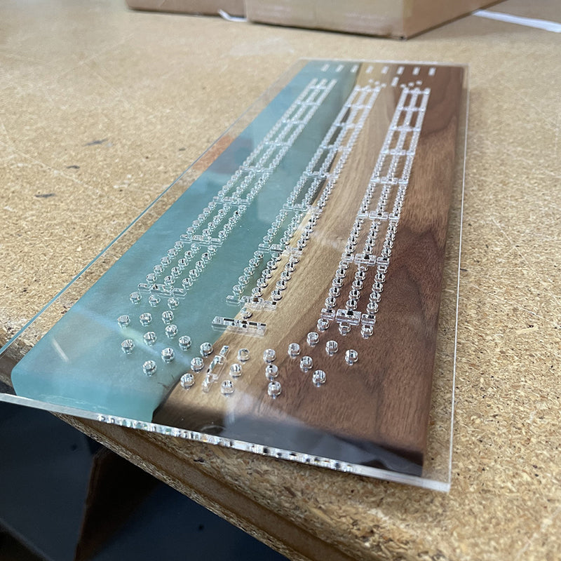 Cribbage Board Template