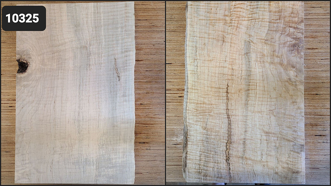 Figured Maple Guitar Body