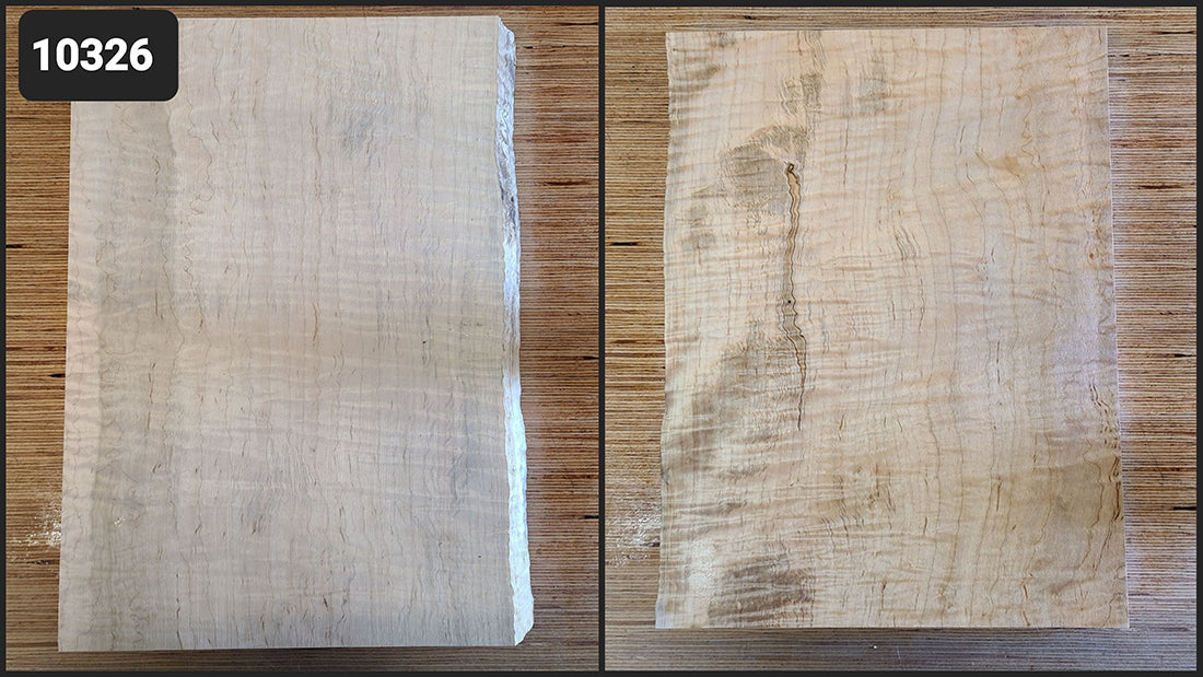 Figured Maple Guitar Body