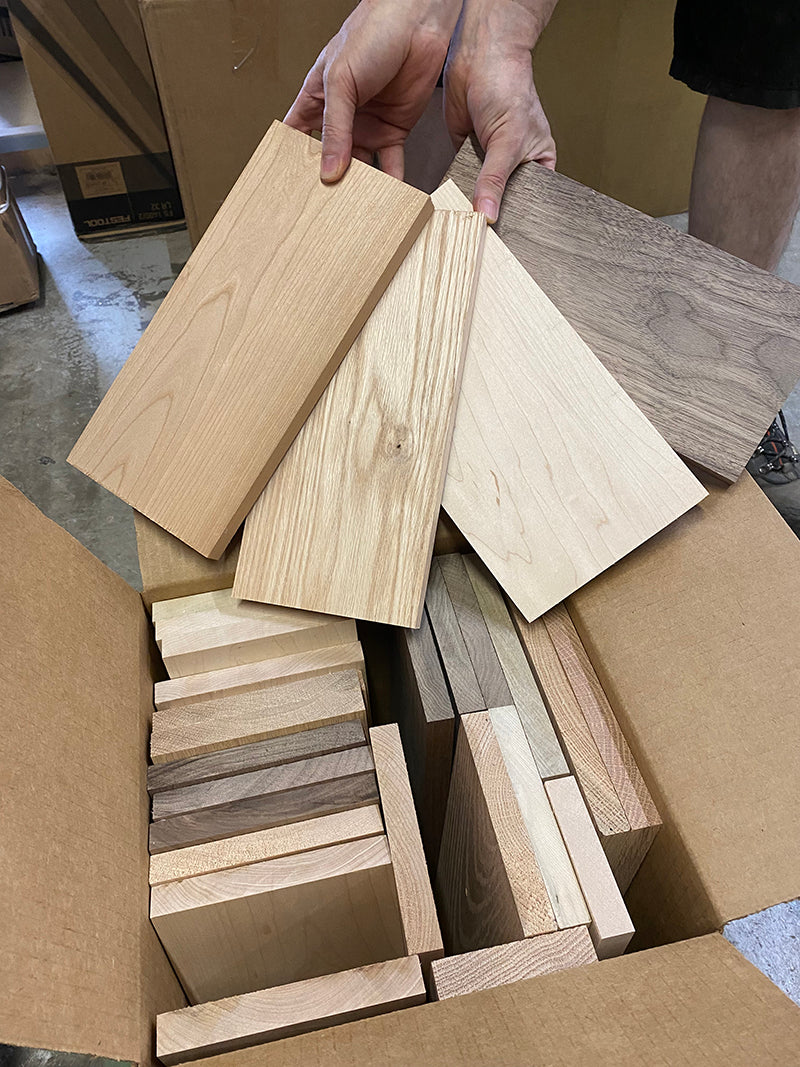 dressed wood offcuts box