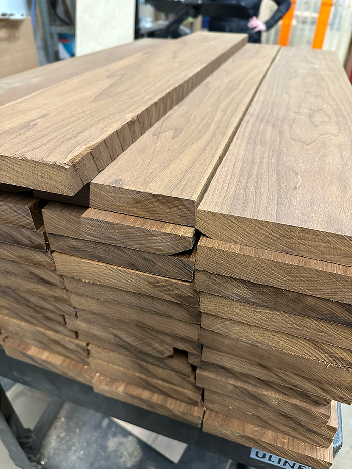 Roasted Maple Rough Cut Lumber Pack