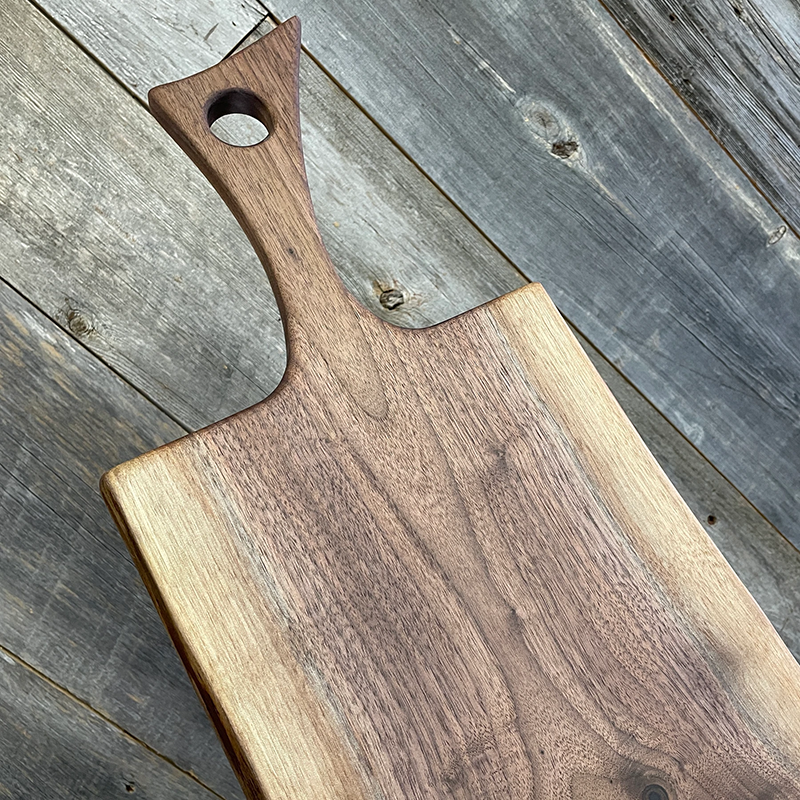 Swoosh - Charcuterie Board Handle Template
